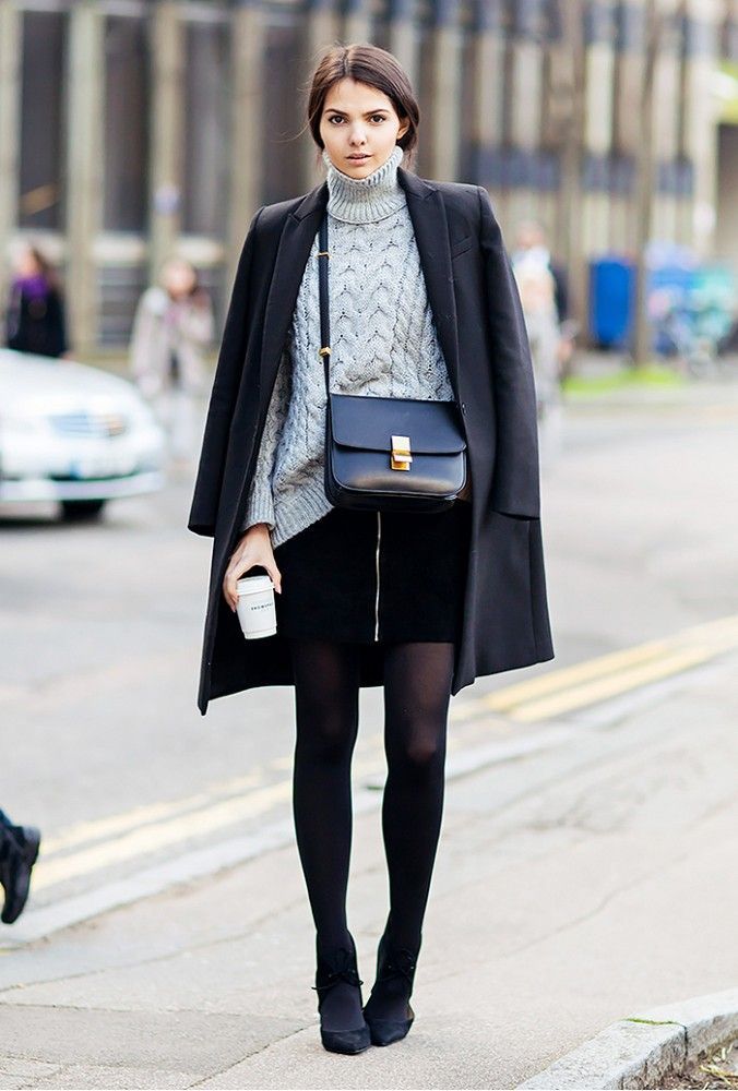 sweater skirt outfit 01