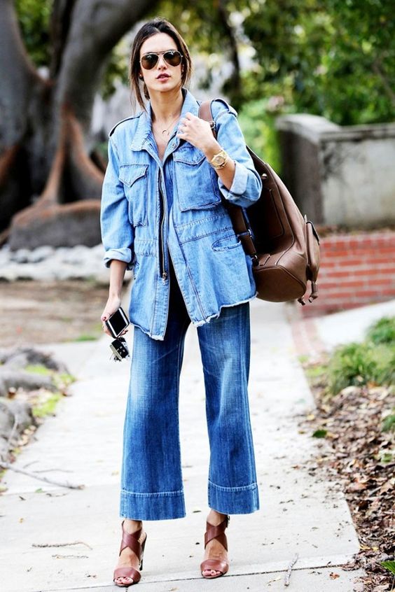 Denim and Chambray | Street Style BFF's | STYLE REPORT MAGAZINE