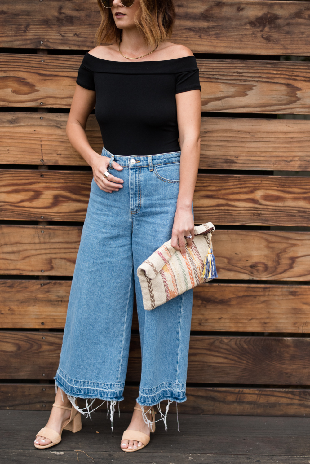 Denim Culottes [68778], WeWoreWhat, Best Fashion Bloggers