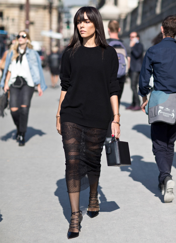 PFW: Total Black Look