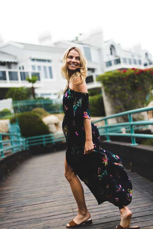 Denim Jacket Outfit Ideas: Layer your favorite oversized denim jacket with a floral dress