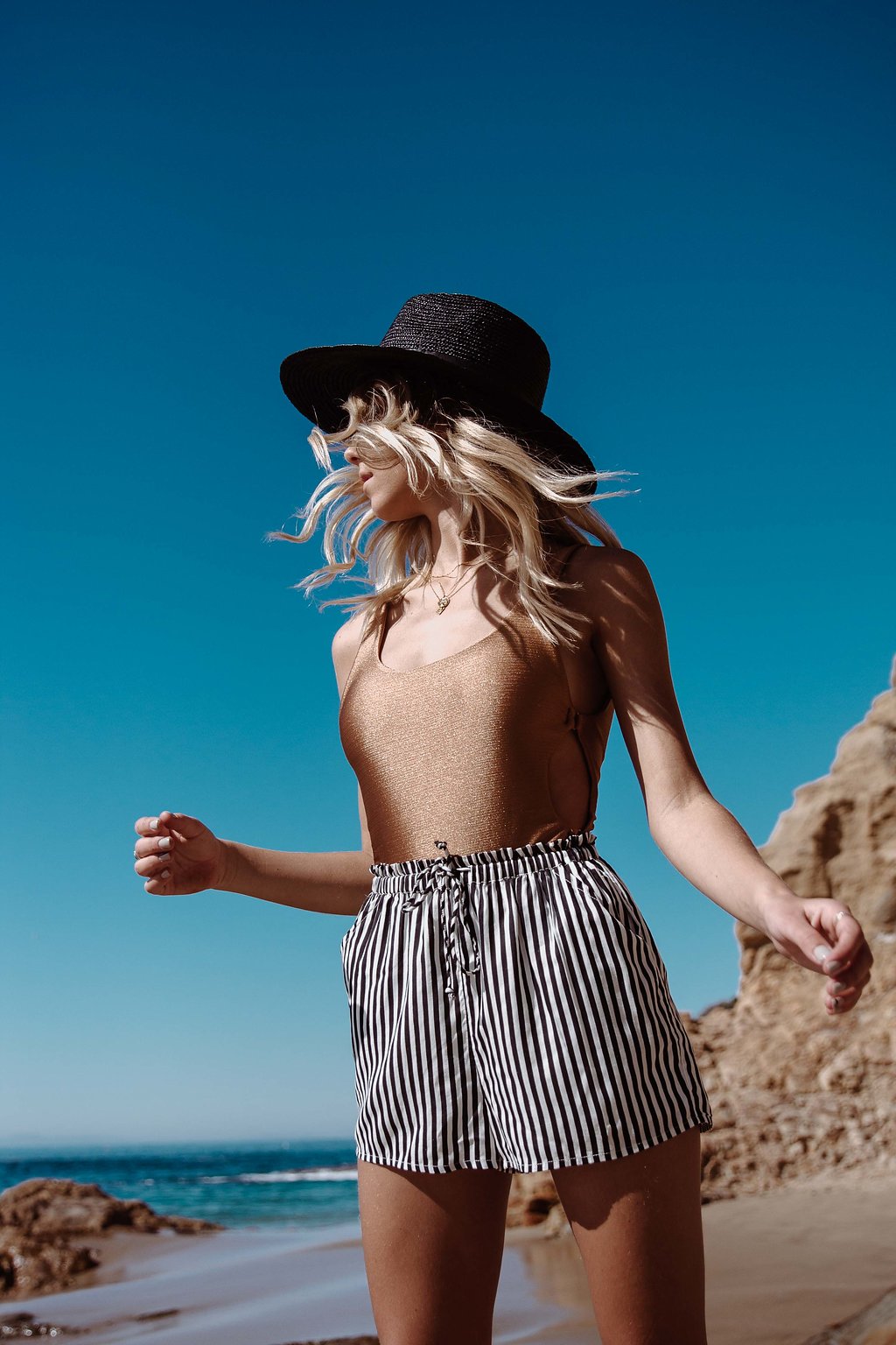 beach swimming outfit