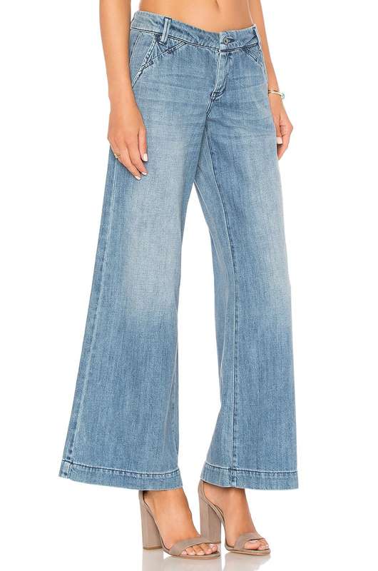 Must have denim styles for spring include wide leg cropped flares. We're loving this Sydney denim Trouser by free people