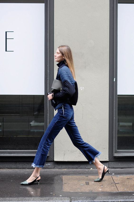 kitten heels with skinny jeans