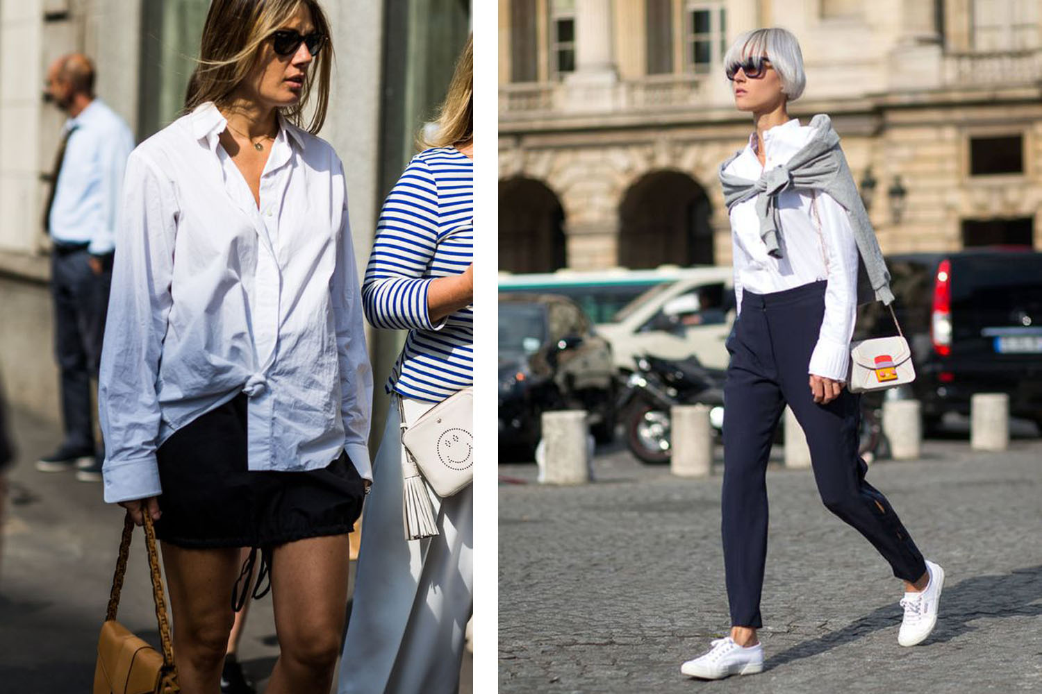 Fresh Ways to Style White Button-up Outfits | Style Report Magazine