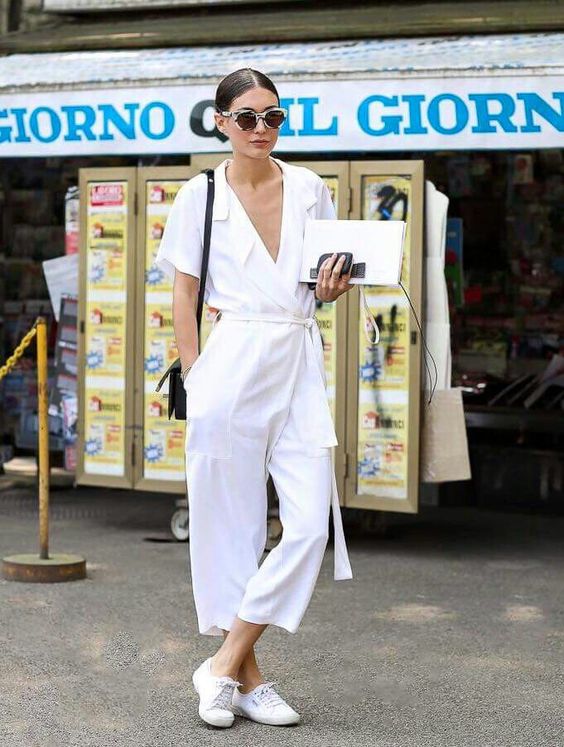 How to Style a White Jumpsuit, From Grandma with Love