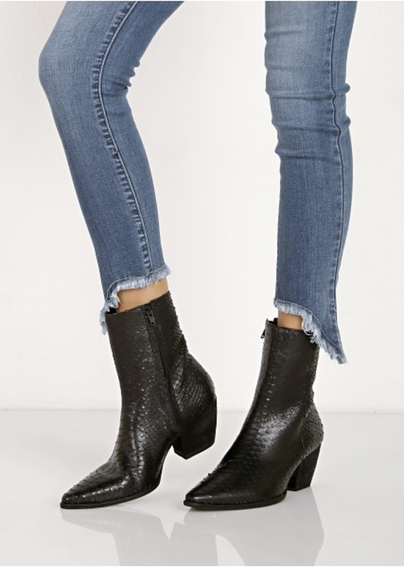 Matisse Caty Boot Snake Embossed Leather Western Boot Western Trend Cowboy boots
