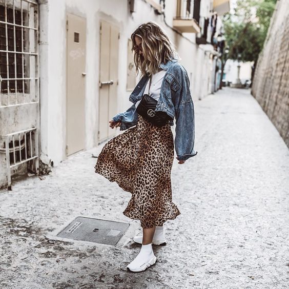 leopard print sneakers outfit