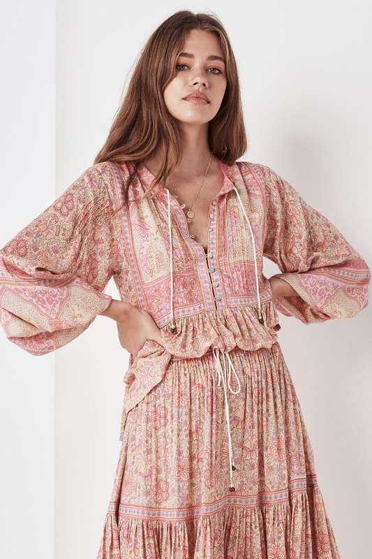 Spell and the Gypsy Wild Thing Poinciana Blouse Peasant Blouse
