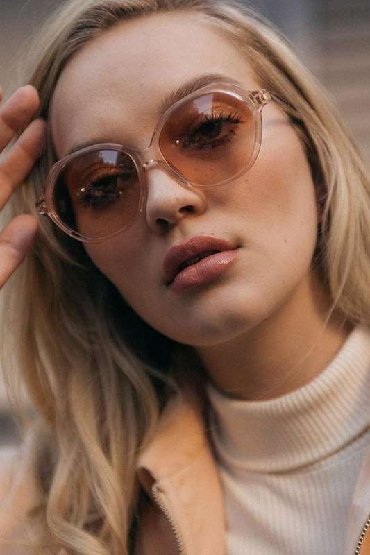 Velvet Canyon Peach Heartbreaker Sunglasses