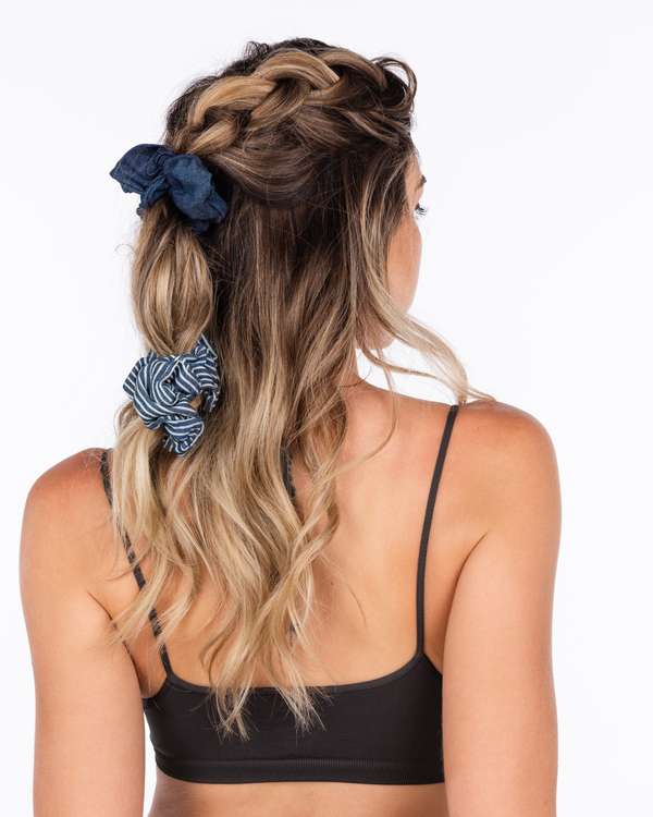 Denim Scrunchies Hair Accessories