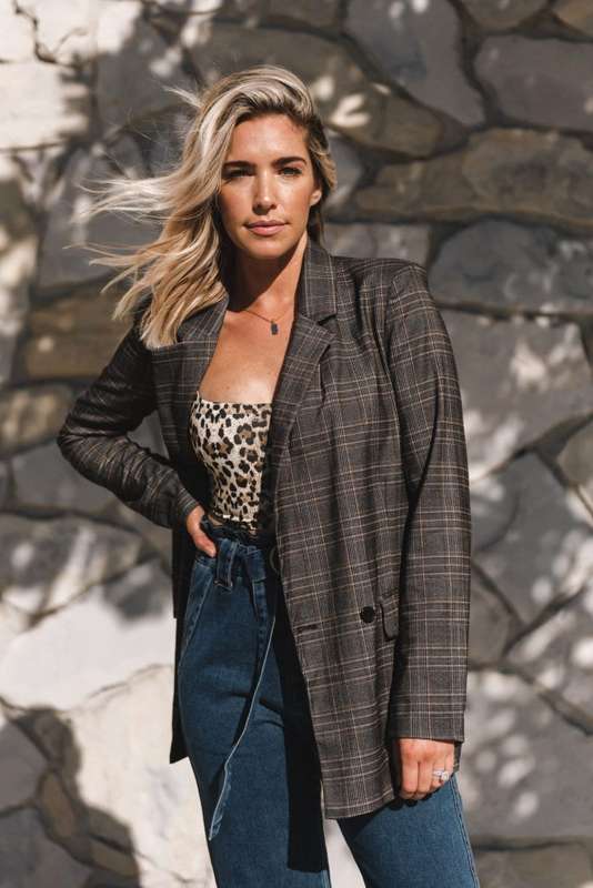 Oversized Plaid Blazer How to Style a Blazer